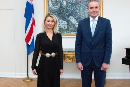 Посланикът на Република България в Осло Вера Шатилова връчи акредитивните си писма на президента на Република Исландия Гудни Йоханесон